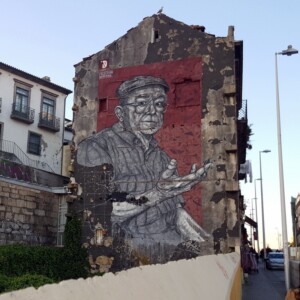 Porto muurschildering