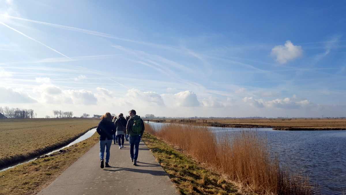 Wandelen door de Eilandspolder Noord-Hollandpad