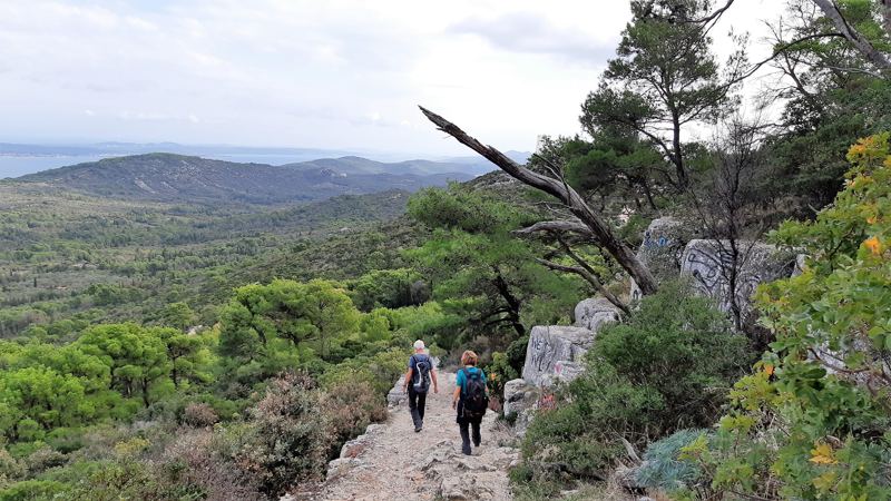 wandelen op Ugljan - Kroatië