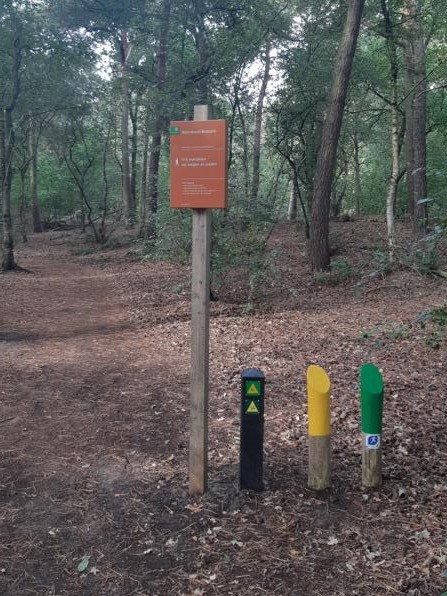 Routemarkering Boswachterspad Bos en Heide