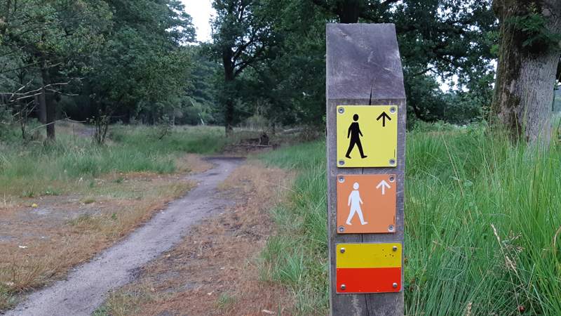 Markering streekpaden Nederland