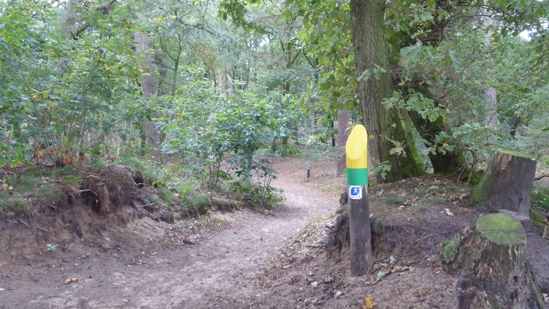 routemarkering Boswachterspad Bos en Heide