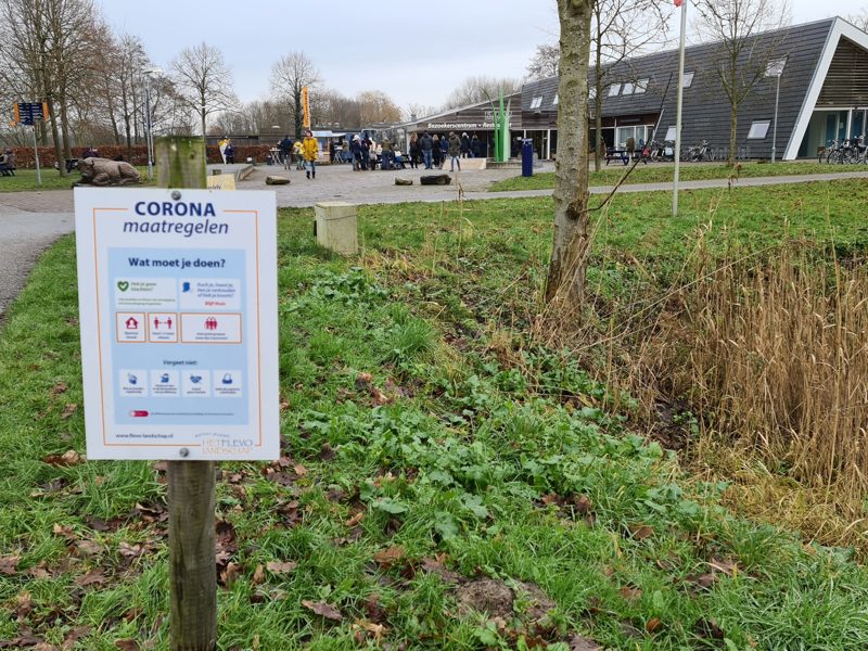 coronaregels bij Natuurpark Lelystad