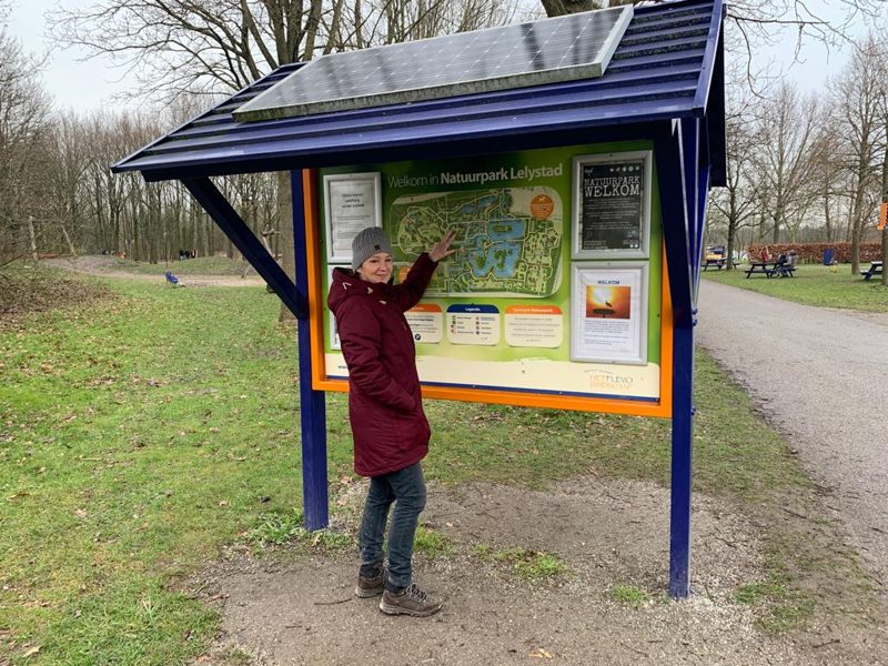 Plattegrond Natuurpark Lelystad