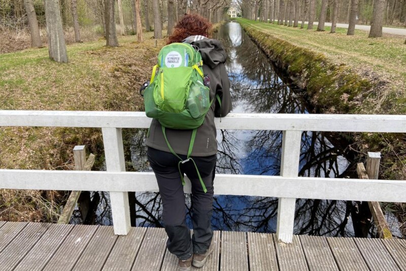 Wandelen In Drenthe - Wandelvrouw