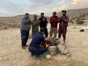 Kampeerplek Jordan Trail van Dana naar Petra