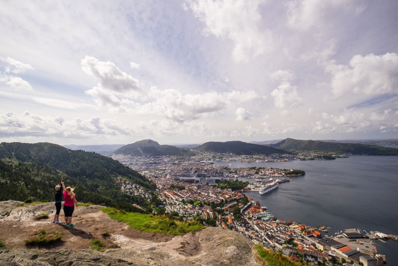 uitzicht op Bergen 