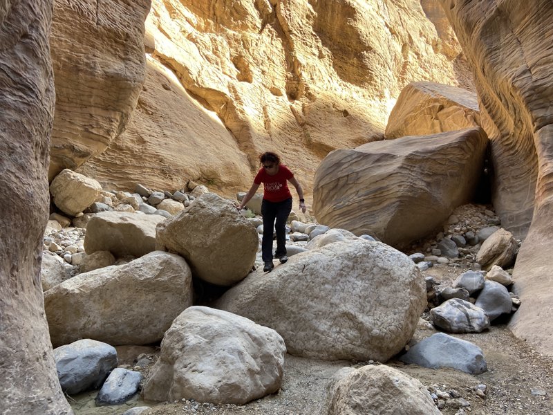 Wandelen in Jordanië door de Wadi Ghuweir