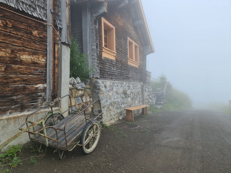 Tell-Trail in de mist