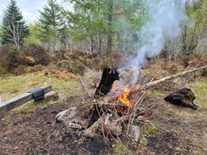 Wildkamperen en vuur maken