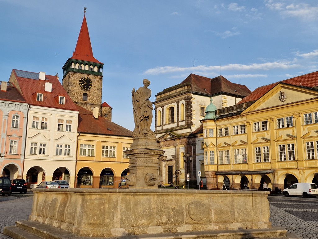 Grote plein in Jičín