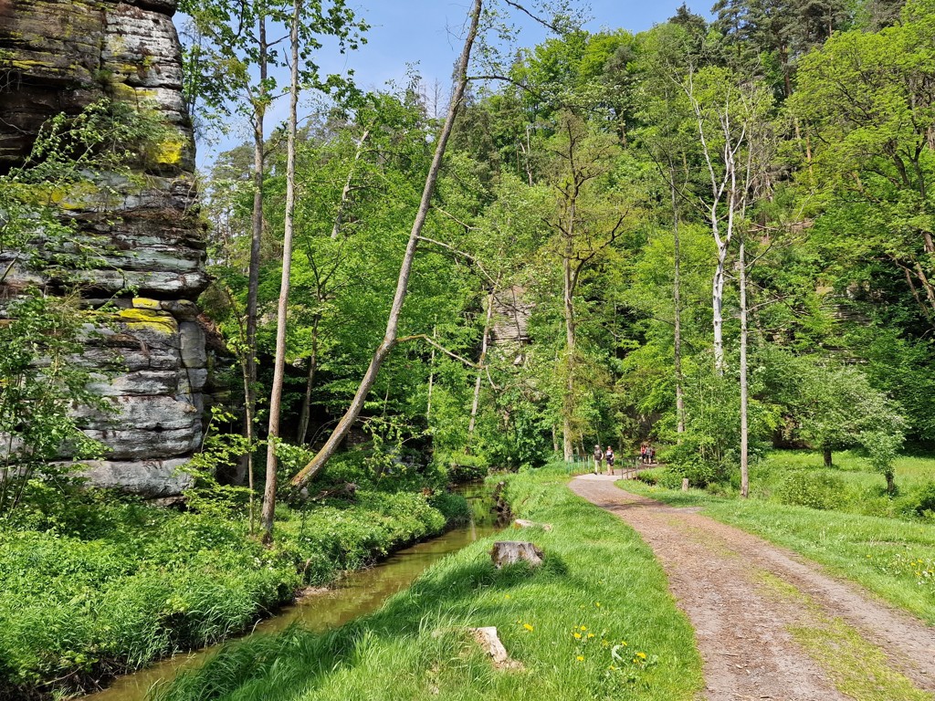 wandelen in Boheems Paradijs