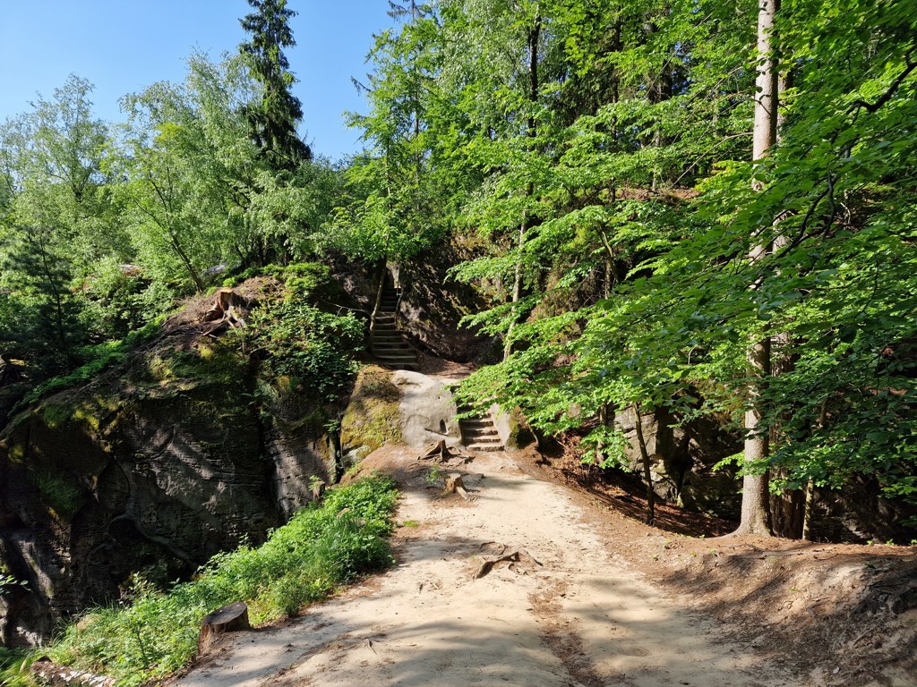 wandelen over het Gouden Pad