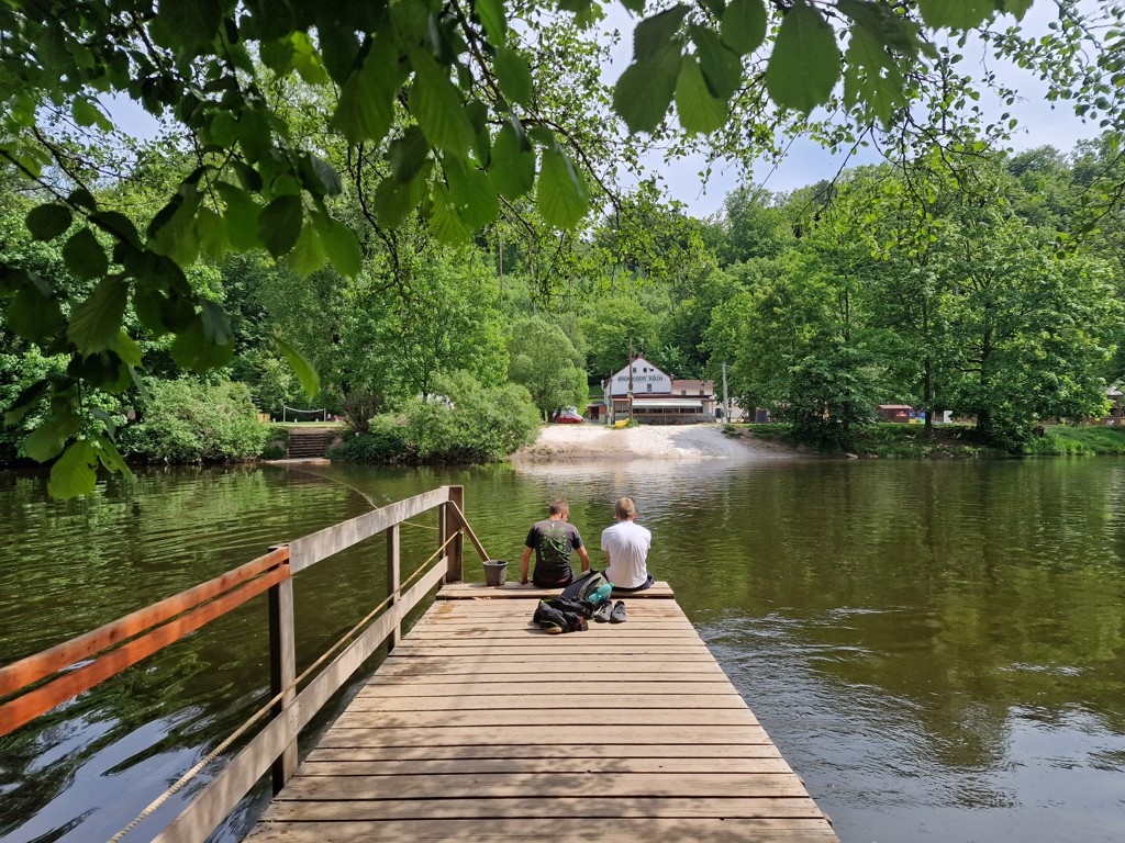 Met het trekveer naar Zrcadlová Kozo