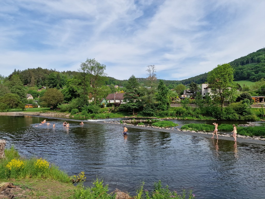 Zwemmen in Malá Skála