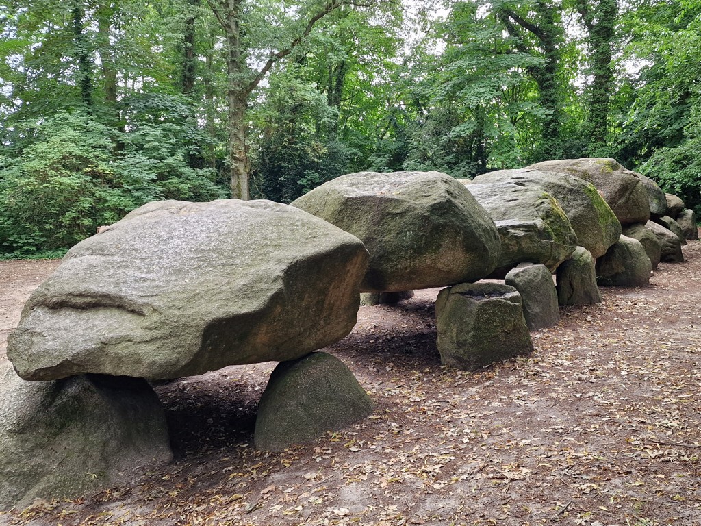 D27, het grootste hunebed van Nederland.