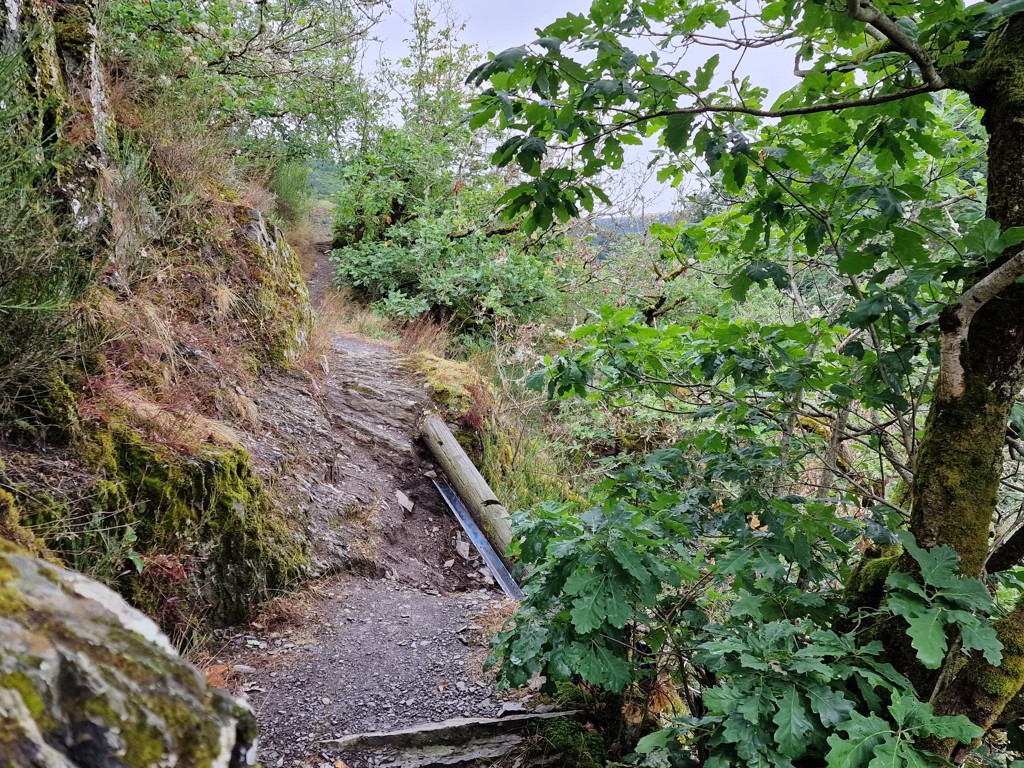 lee trail - moeilijk spoor voor mensen met hoogtevrees