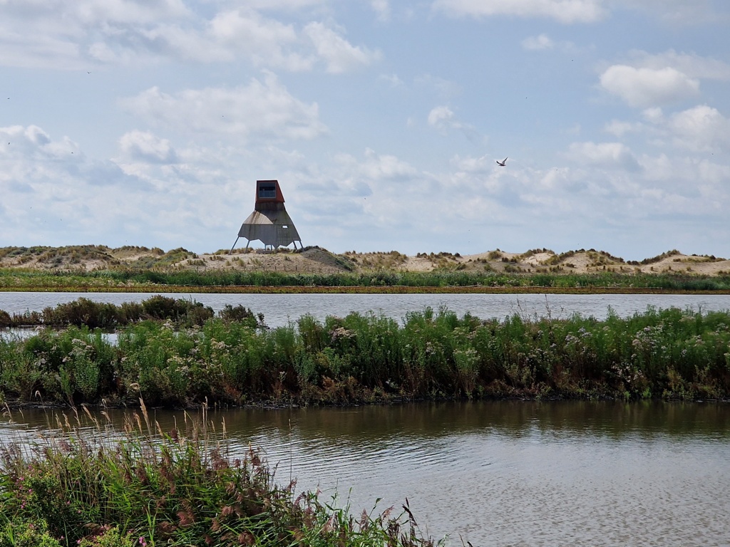 Een baken = De steltloper