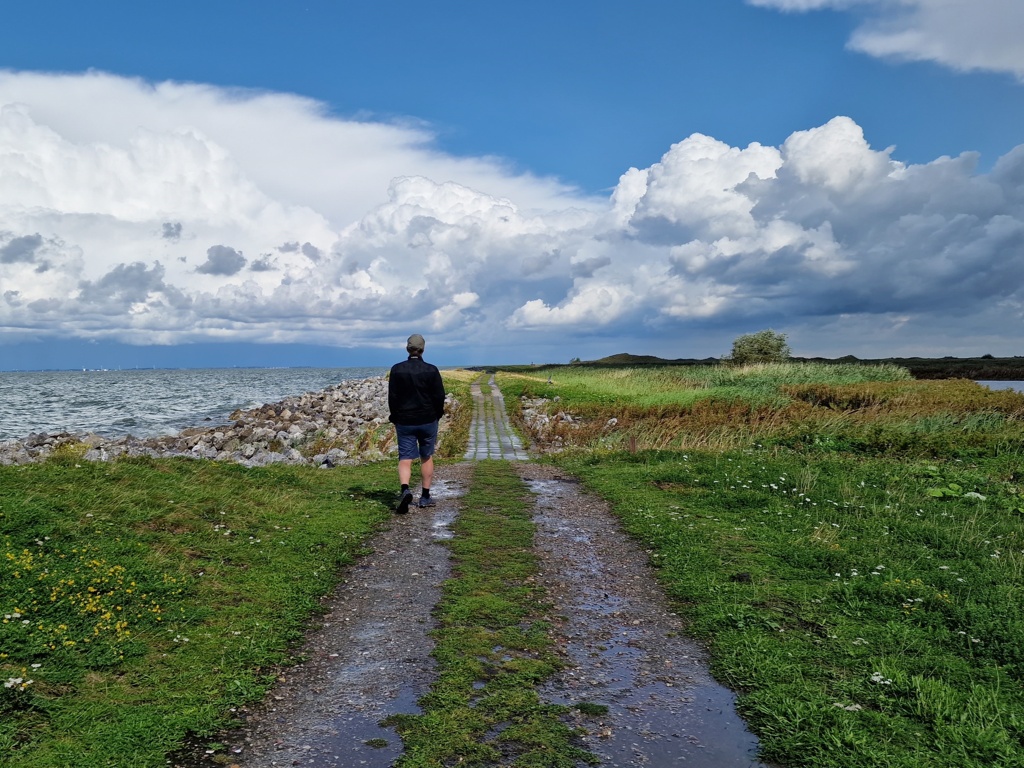 De kustroute marker wadden