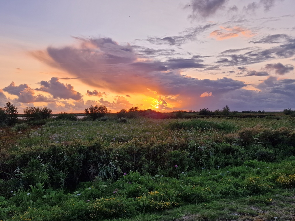 zonsondergang Marker Wadden