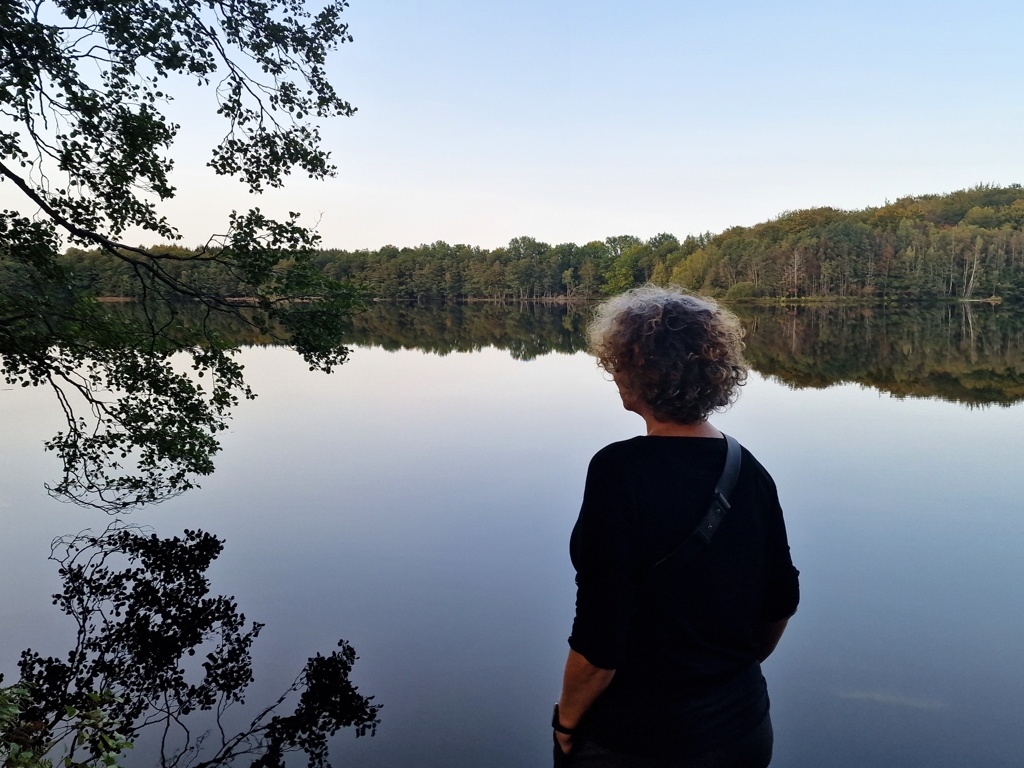 Het meer Dagstorpssjön in Skåne