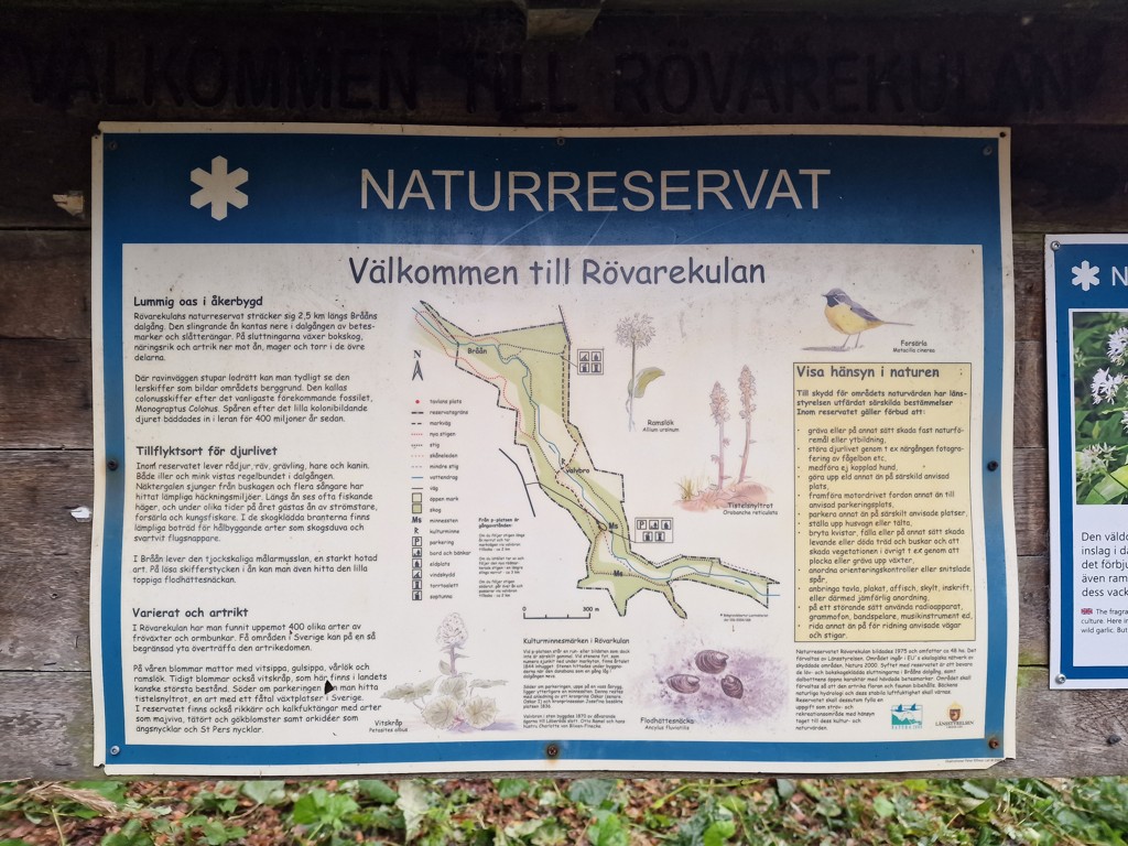 infobord natuurreservaat Rövarekulan 