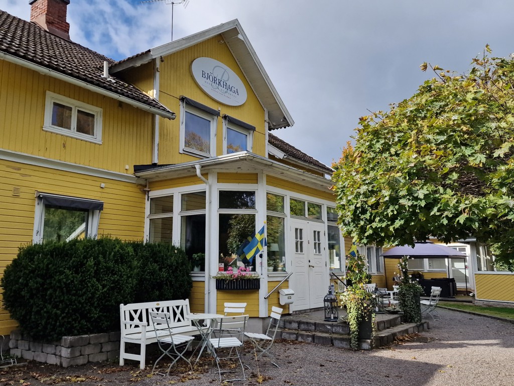 Lunch bij het Björkhaga Hotell