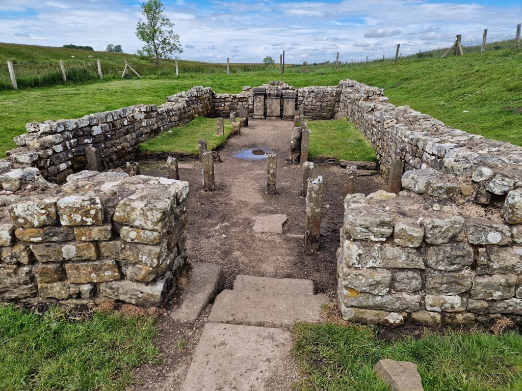 Romeinse tempel gewijd aan de god Mithras.