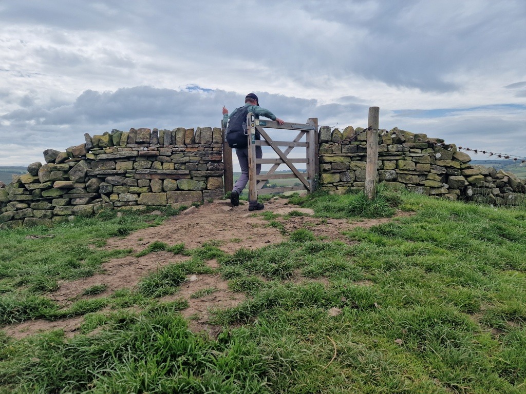 Passeren van hekken op Hadrianus Wall