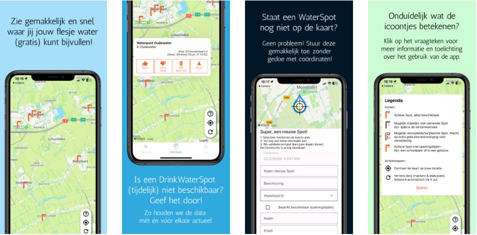 screens WaterSpots app