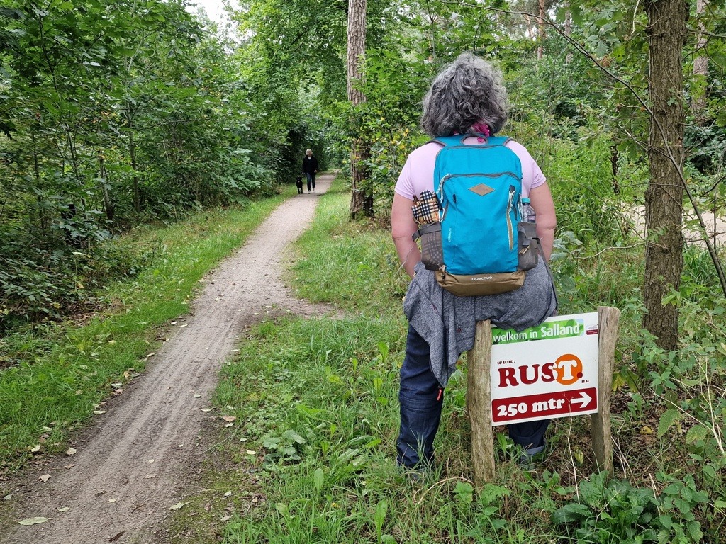 Apenhuizen Wandelroute - rustpunt Salland