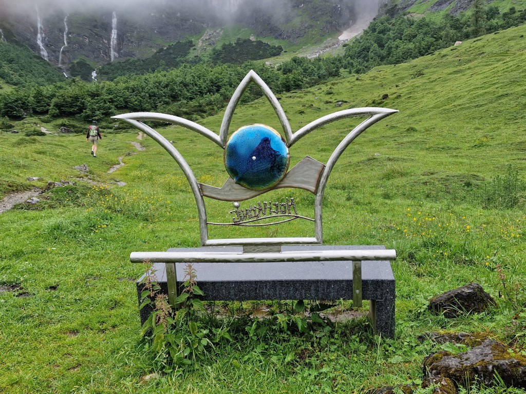 Een Hochkönig bankje.