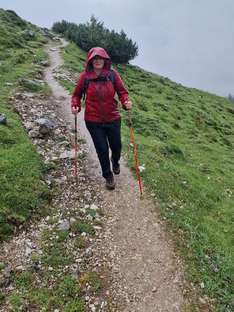 wandelen in regenkleding