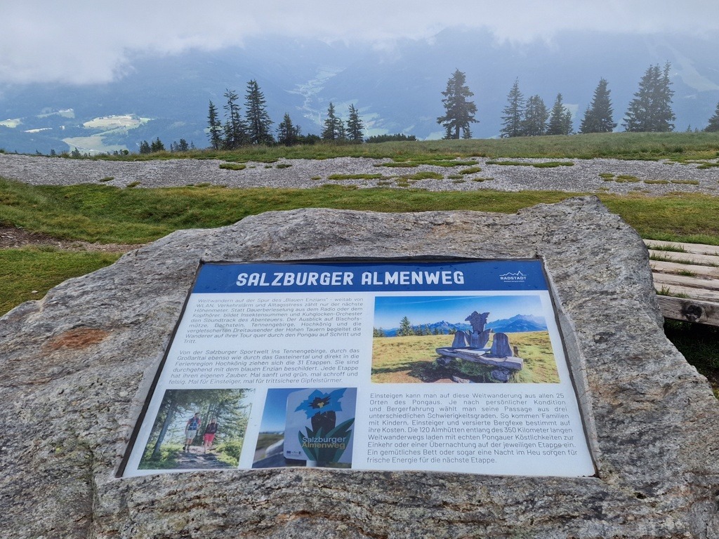 Top Rossbrand, bord Salzburger Almenweg