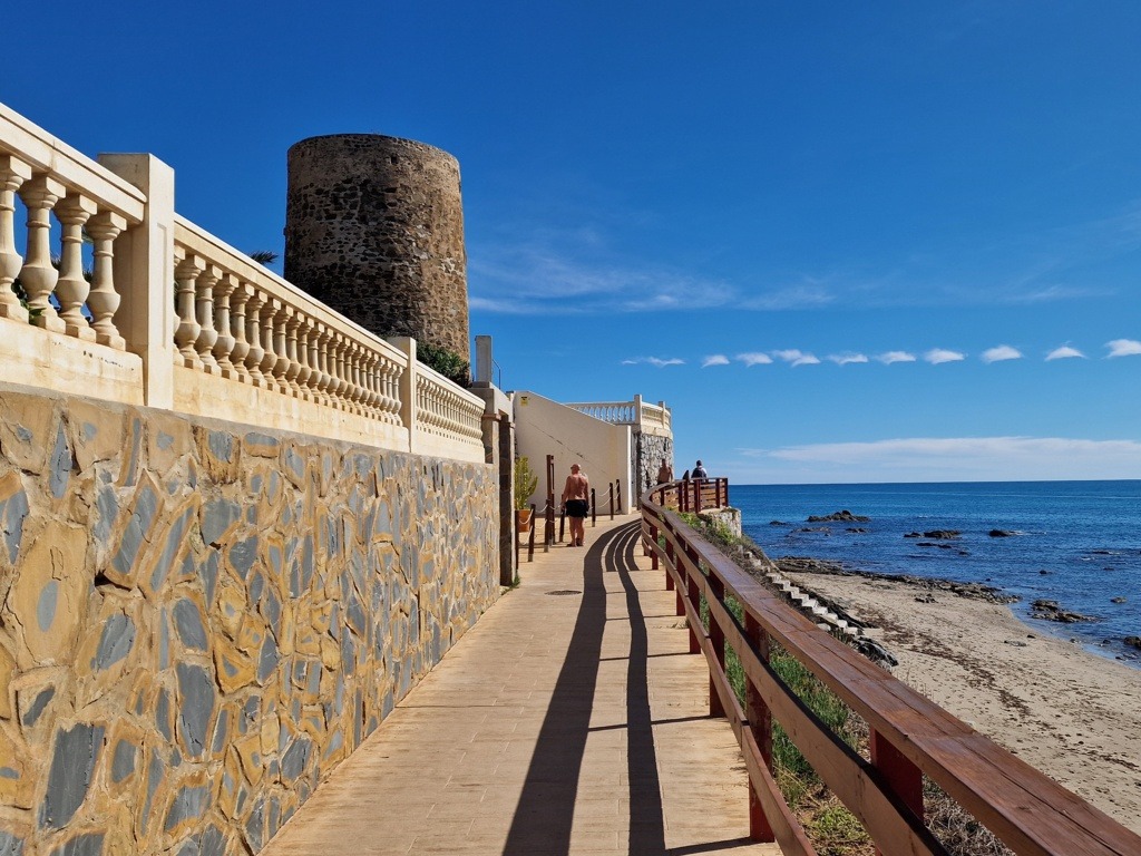 vlonderpad van La Cala de Mijas - Torre de Calahonda