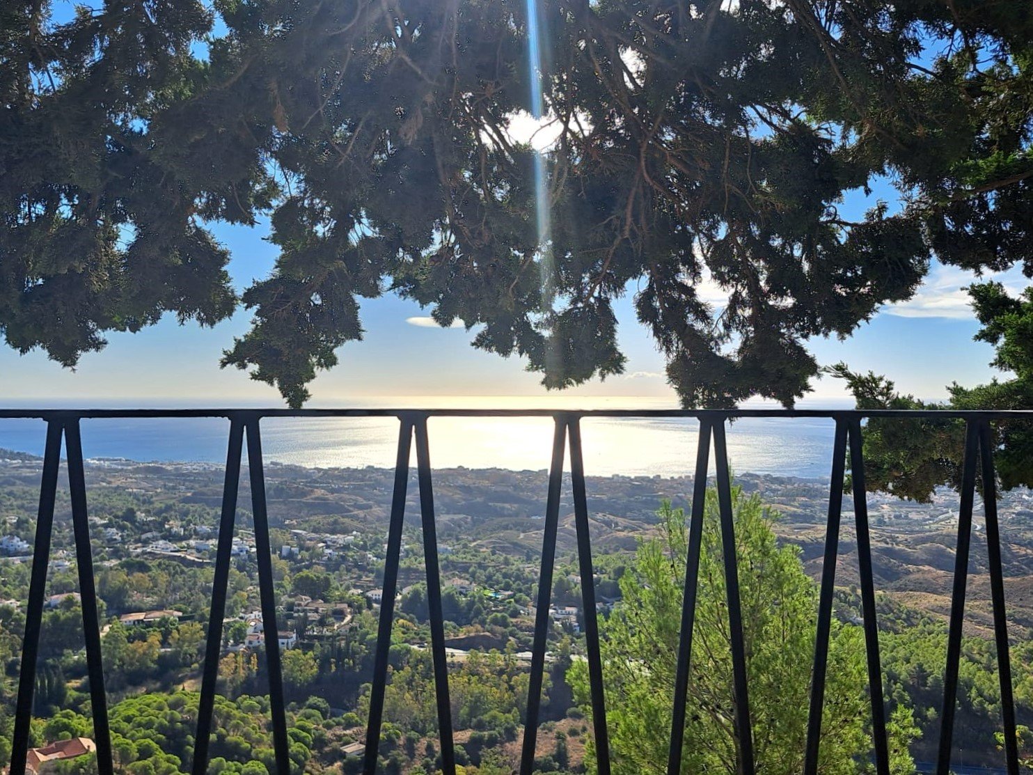 Mijas Pueblo - view over zee - Mirador Hermanos Núñez Andréu