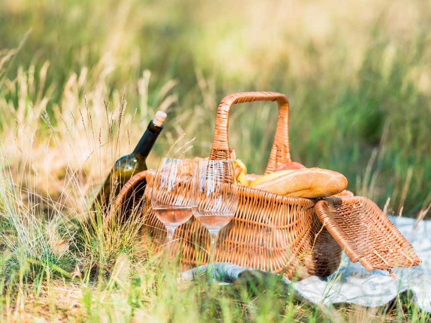 romantische picknick - Valentijnswandeling